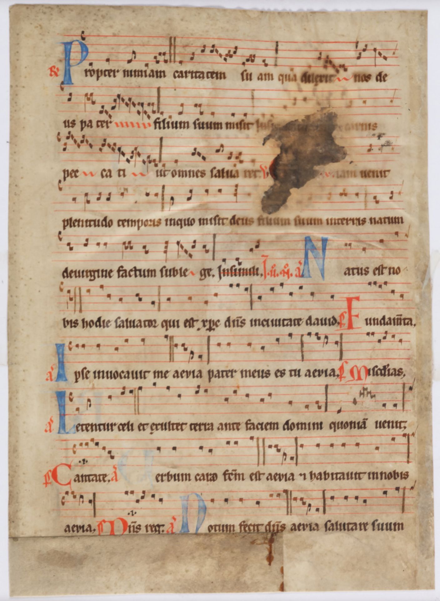 EARLY CHORAL MANUSCRIPT - Image 4 of 4