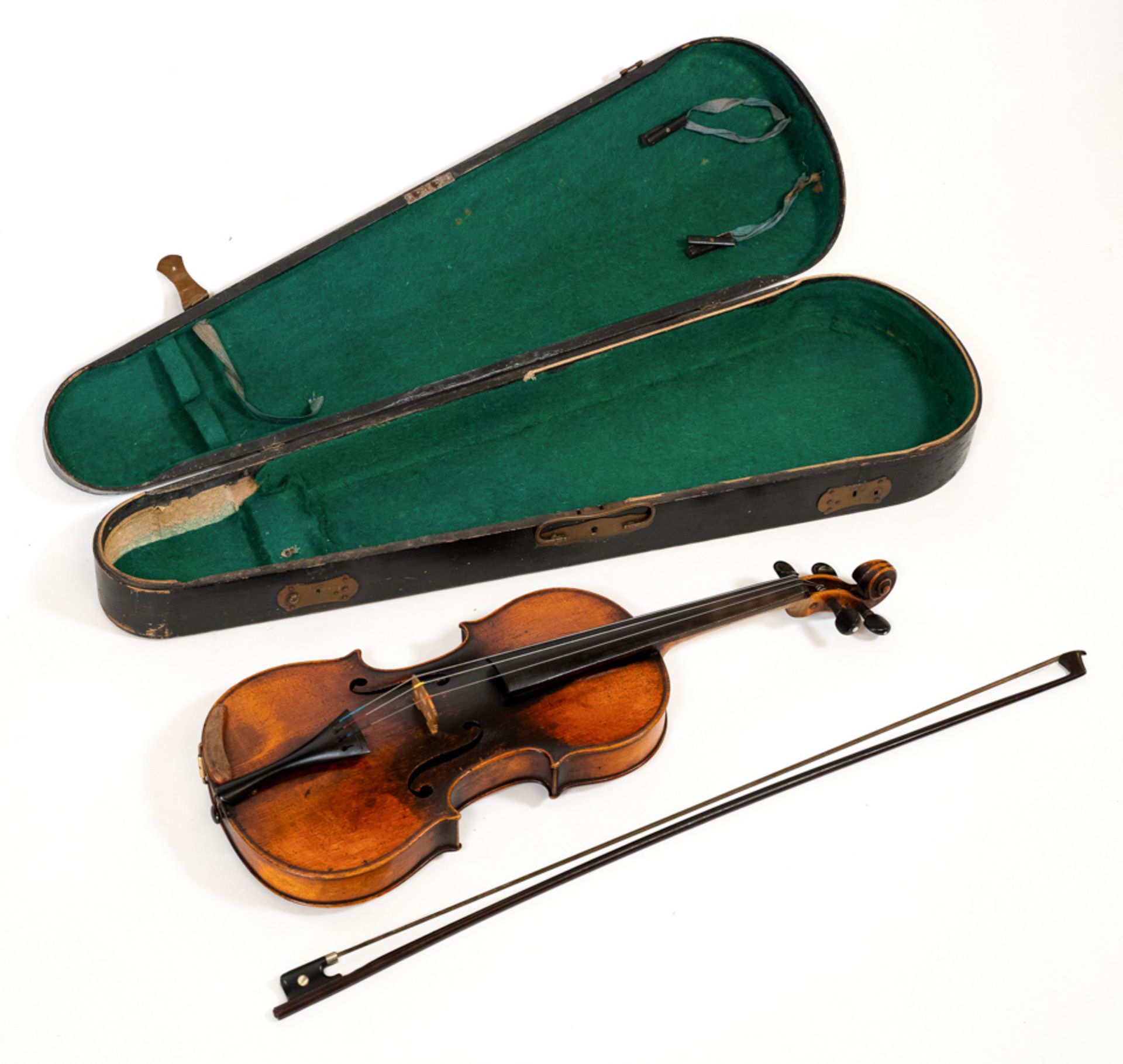 HISTORICAL VIOLIN LUDOVICUS RICOZALI CREMONA WITH CASE AND BOW