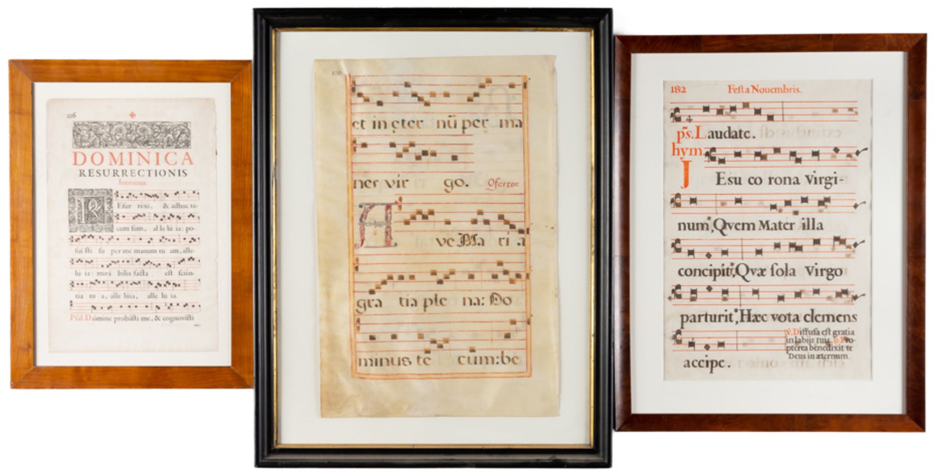 TWO CHORAL MANUSCRIPTS
