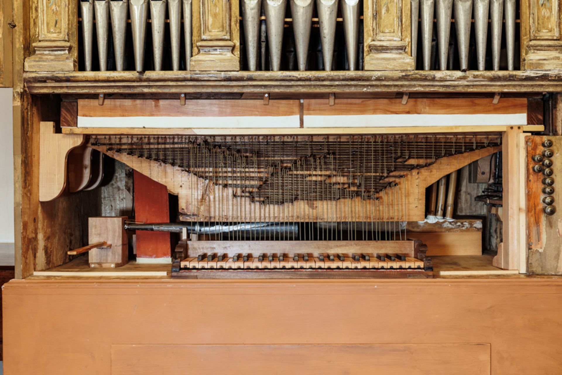 ITALIAN ORGAN BY NICOLA MANCINI, NEAPLES 1766 - Image 7 of 11