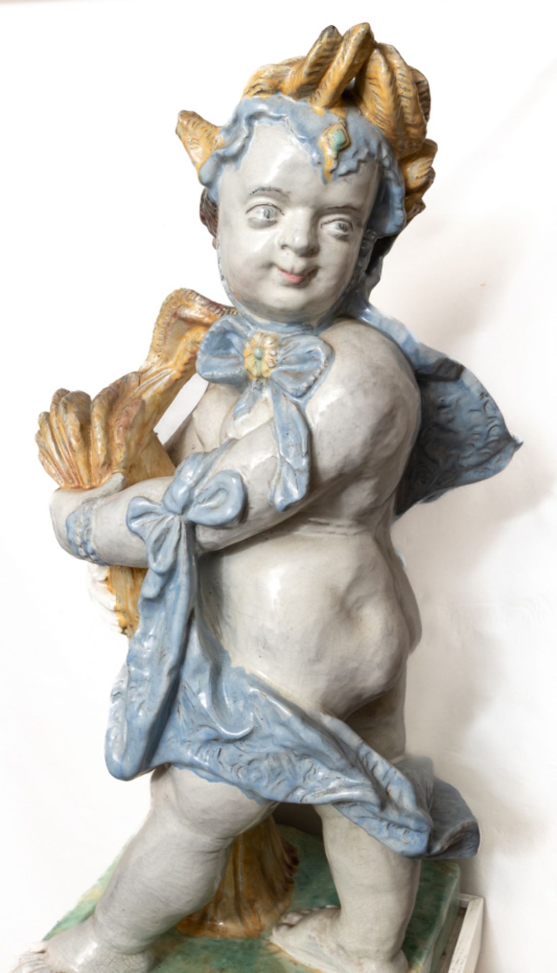 MONUMENTALE FIGUR EINES PUTTO - Bild 2 aus 3