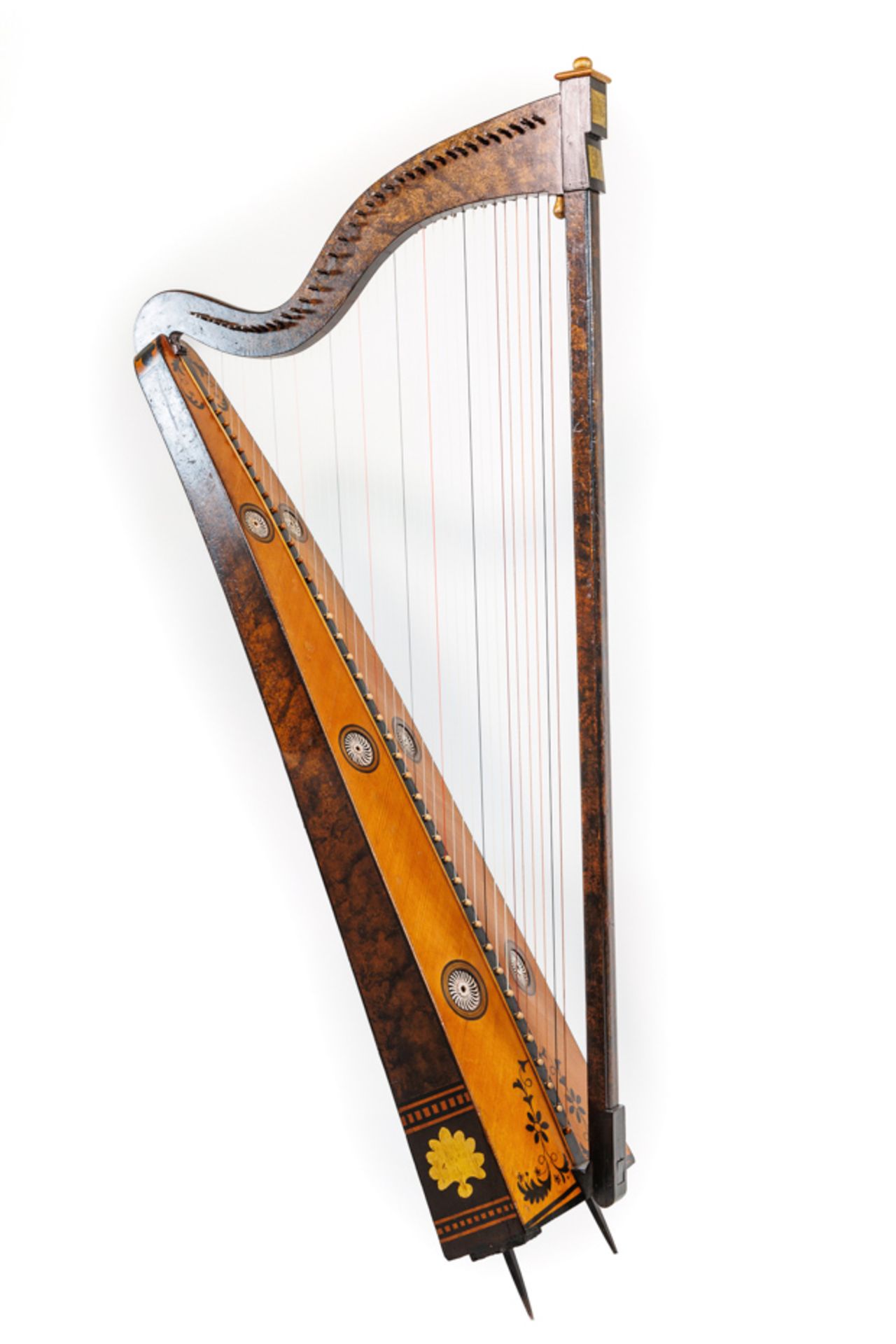 BOHEMIAN HOOK HARP CIRCA 1810