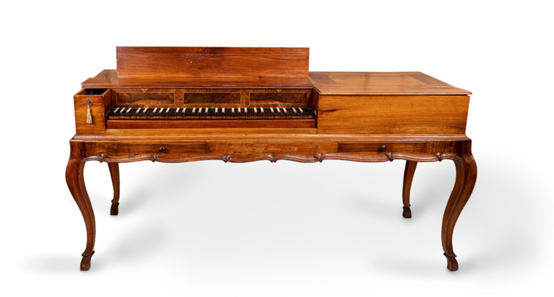 GERMAN SQUAREPIANO BY JOHANN MATTHIAS SCHIFFMANN, DUSEMOND (BRAUNEBERG), CIRCA 1780-1790