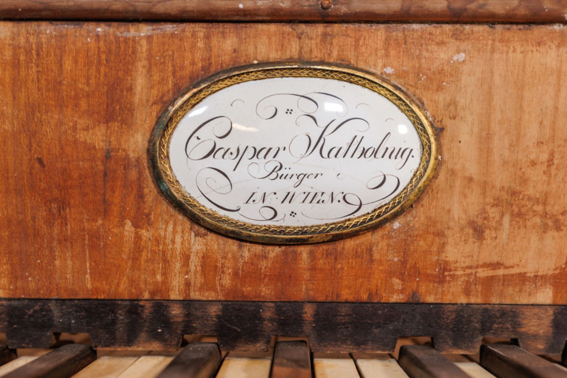 SQUAREPIANO BY CASPAR KATHOLNIG, VIENNA CIRCA 1815 - Image 2 of 3