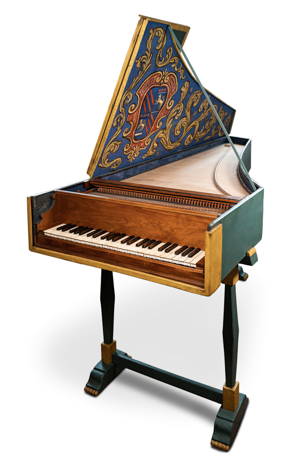 ITALIAN HARPSICHORD, SIGNED MARIO SERAFINI 1699, POSSIBLY ROME