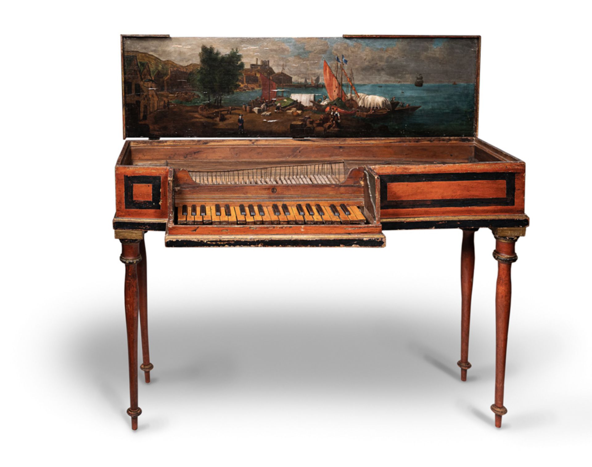 HISTORISCHES ITALIENISCHES CLAVICHORD, UNSIGNIERT