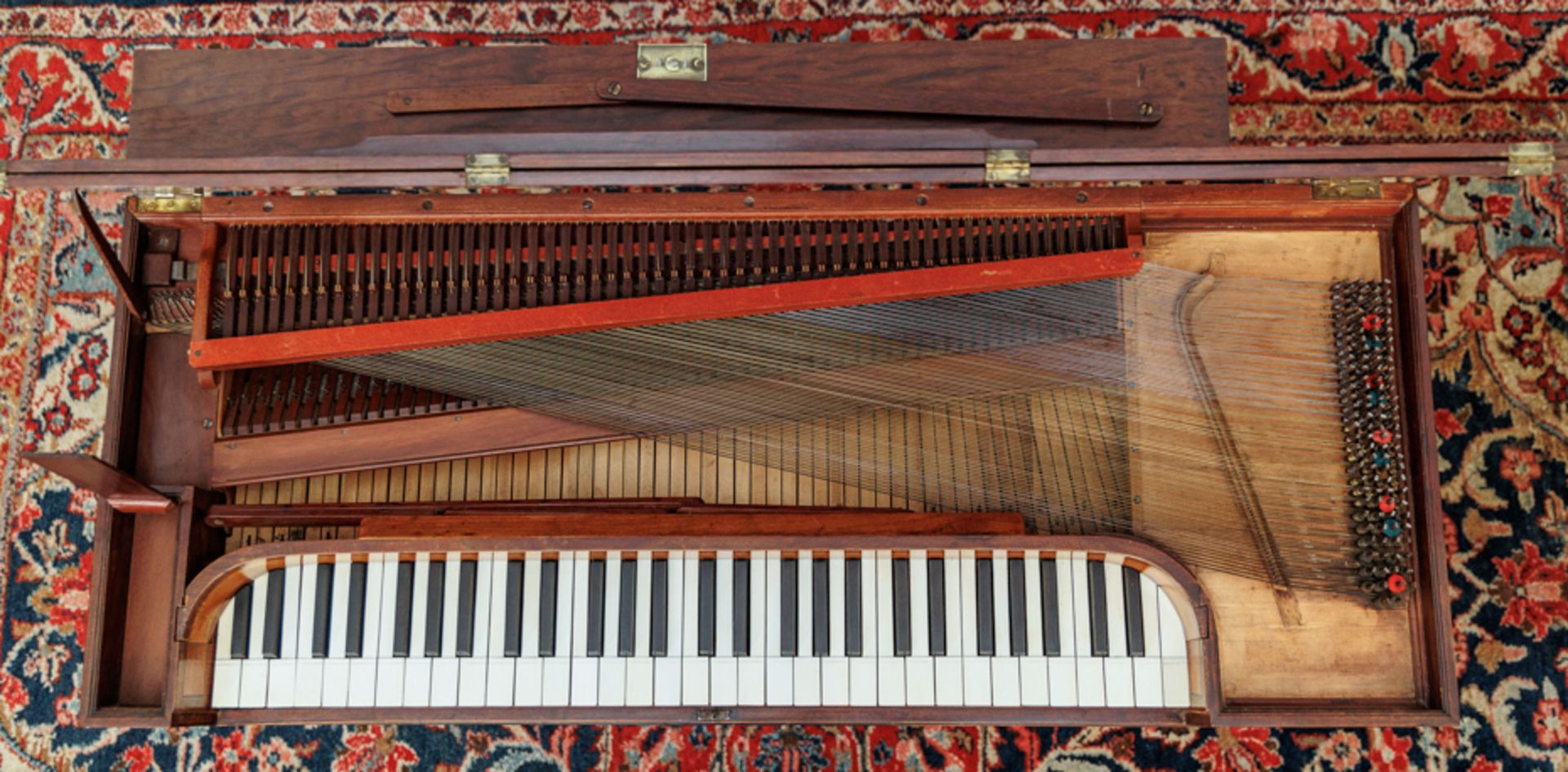 SMALL SQUAREPIANO BY JOHANNES KILIANUS MERCKEN, PARIS 1797 - Image 4 of 5