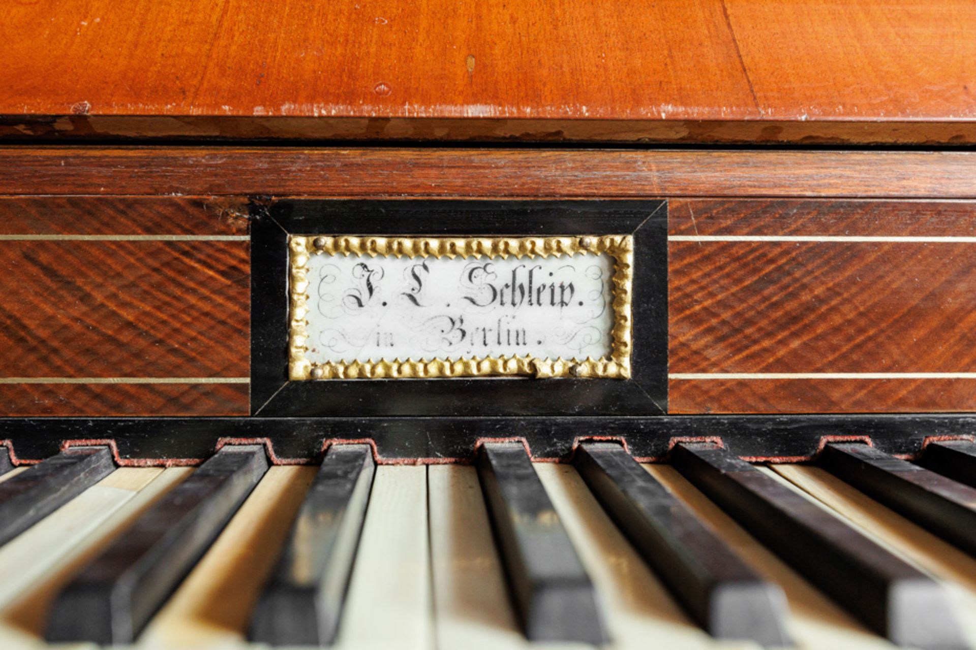 LYRE PIANO BY JOHANN CHRISTIAN SCHLEIP, BERLIN CIRCA 1840-1845 - Image 2 of 6