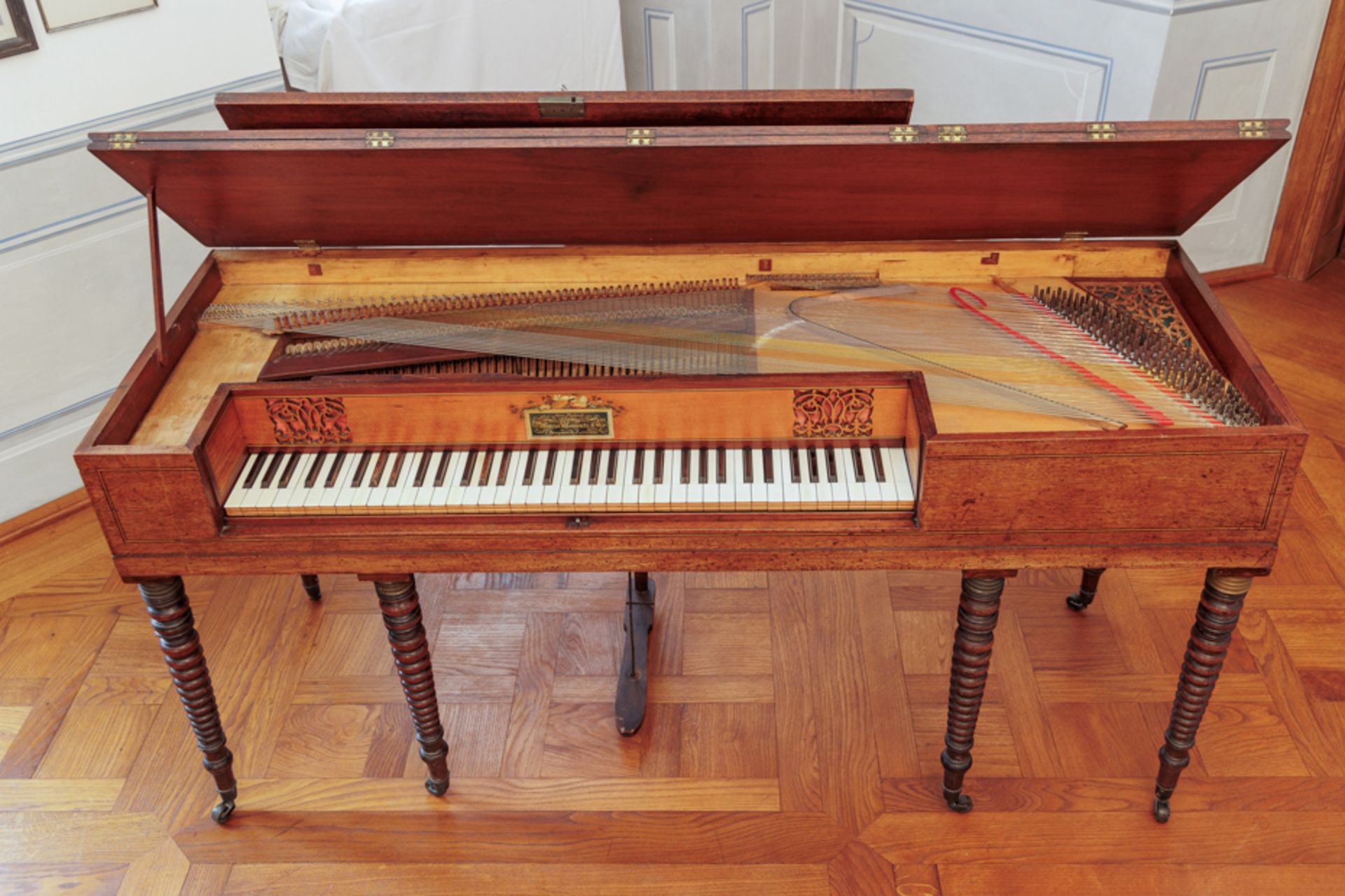 SQUAREPIANO BY MUZIO CLEMENTI, LONDON CIRCA 1810 - Image 4 of 7