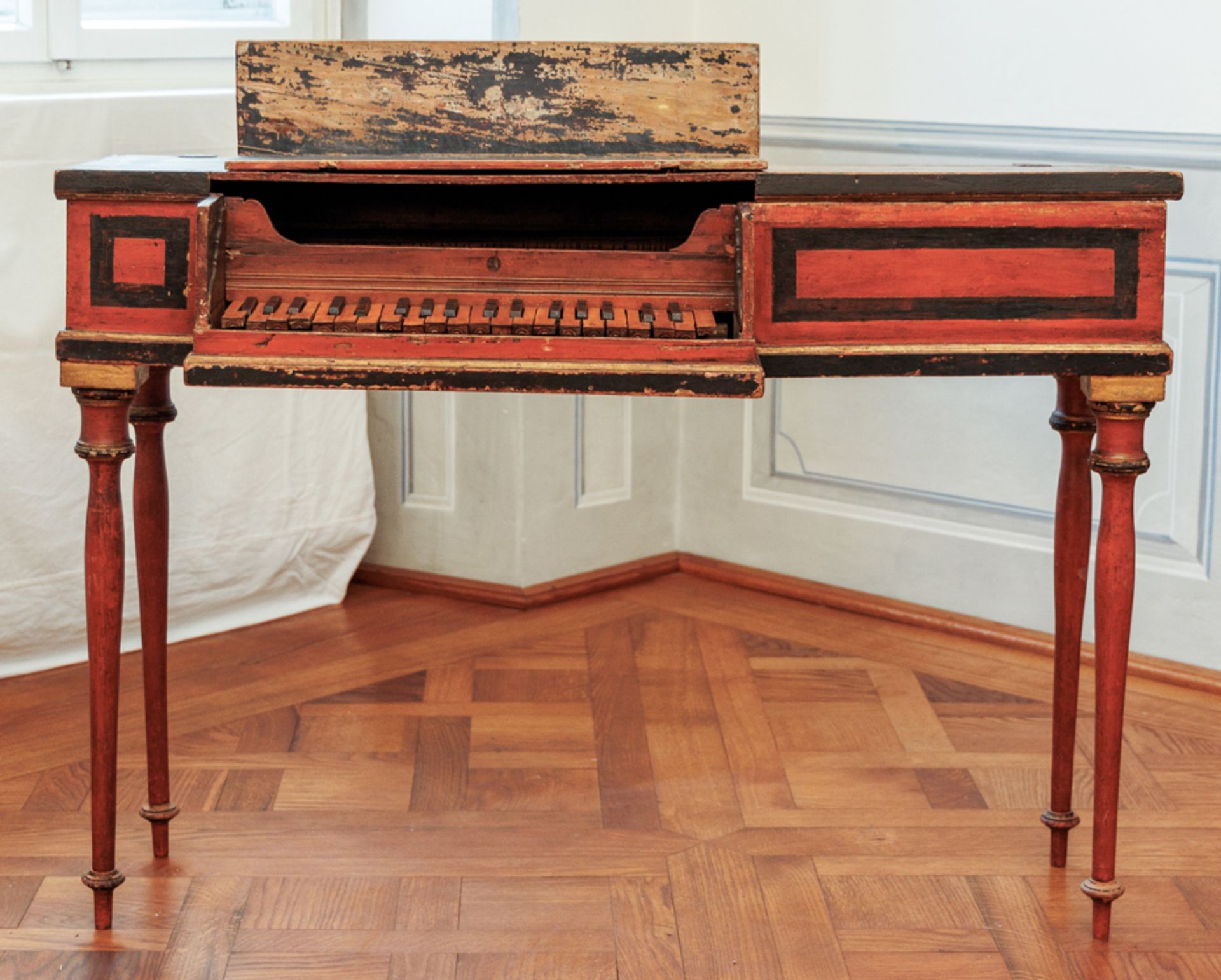 HISTORICAL ITALIAN CLAVICHORD, UNSIGNED - Image 3 of 8