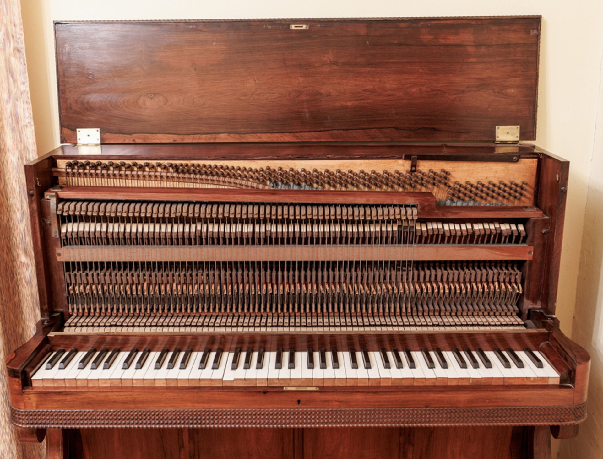 PIANINO BY THOMAS WARKER, TRIER CIRCA 1845 - Image 5 of 5