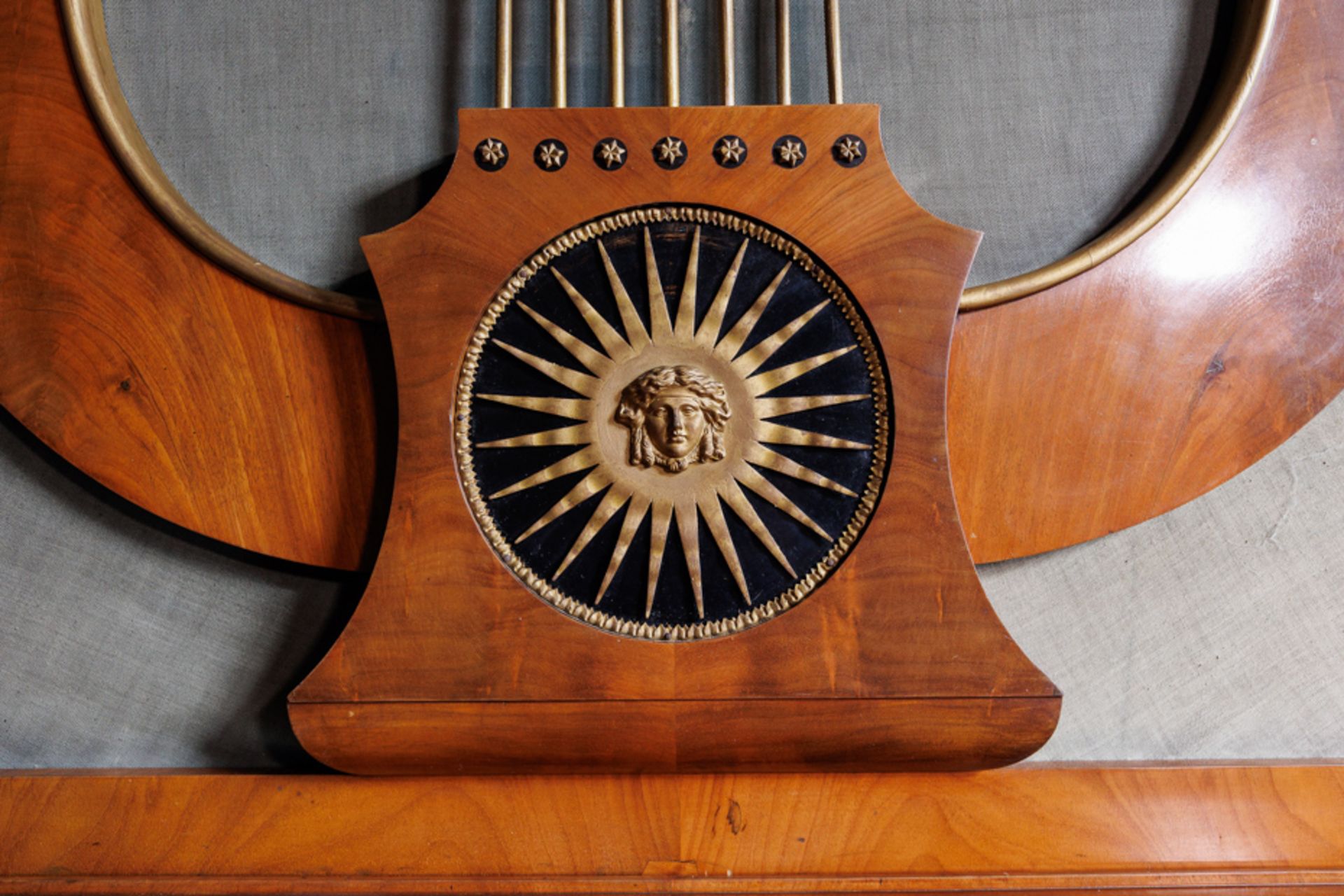 LYRE PIANO BY JOHANN CHRISTIAN SCHLEIP, BERLIN CIRCA 1840-1845 - Image 3 of 6