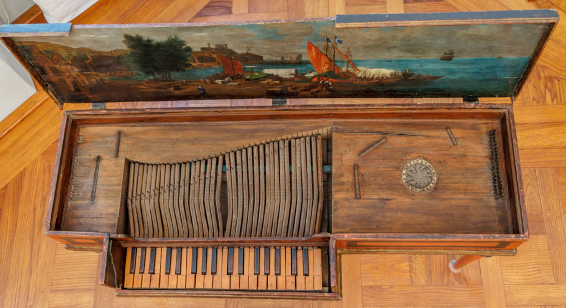 HISTORICAL ITALIAN CLAVICHORD, UNSIGNED - Image 4 of 8