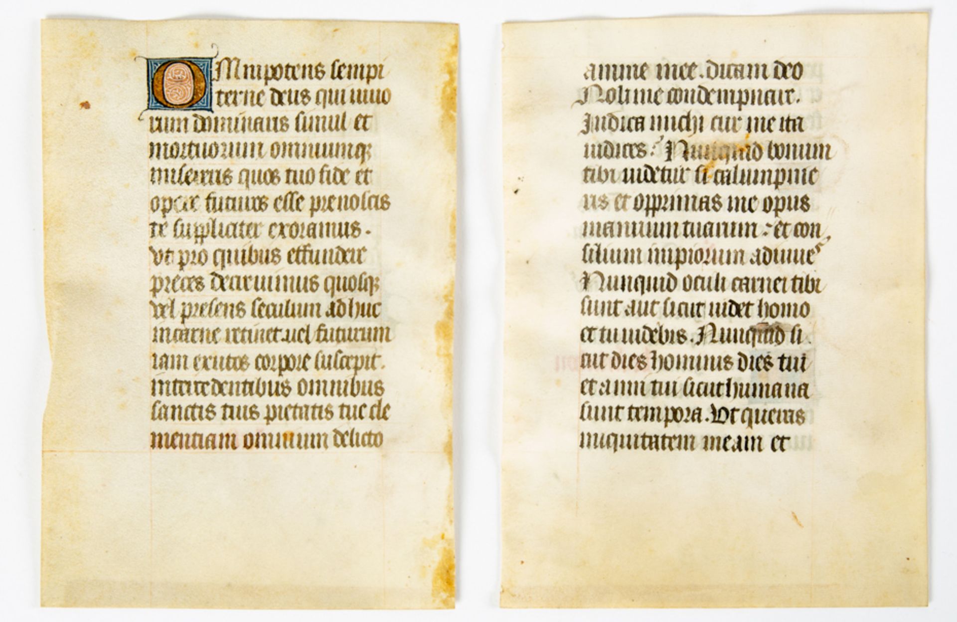 TWO ALTARCARDS WITH MANUSCRIPTS - Image 3 of 3