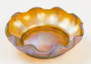 LOUIS COMFORT TIFFANY FAVRILE GLAS SCHALE