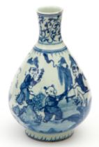 BLAU-WEISSE VASE