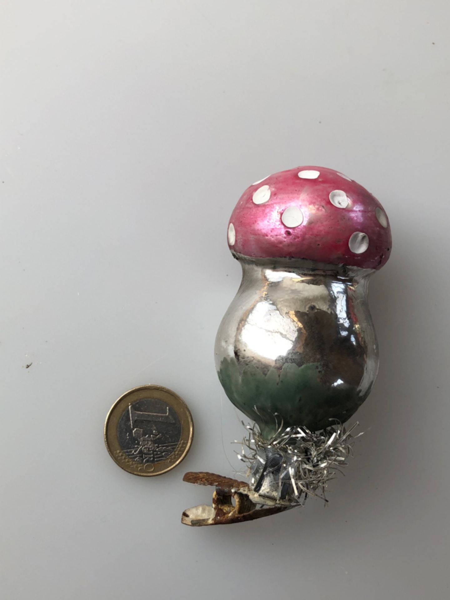 Lauscha, Pilz mit Kopf, auf Zwicker - Bild 2 aus 2