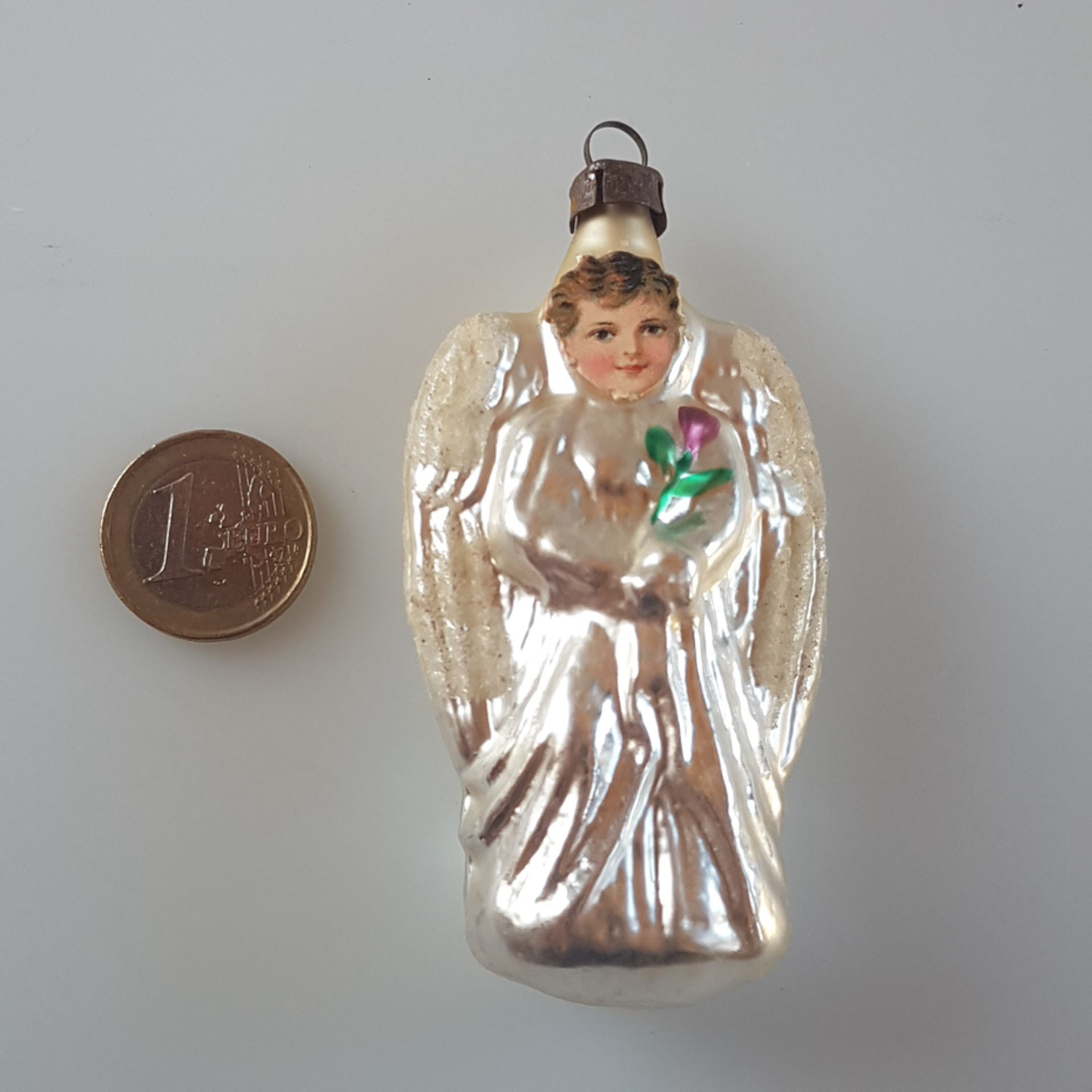 Lauscha, Engel mit Oblate - Bild 2 aus 3