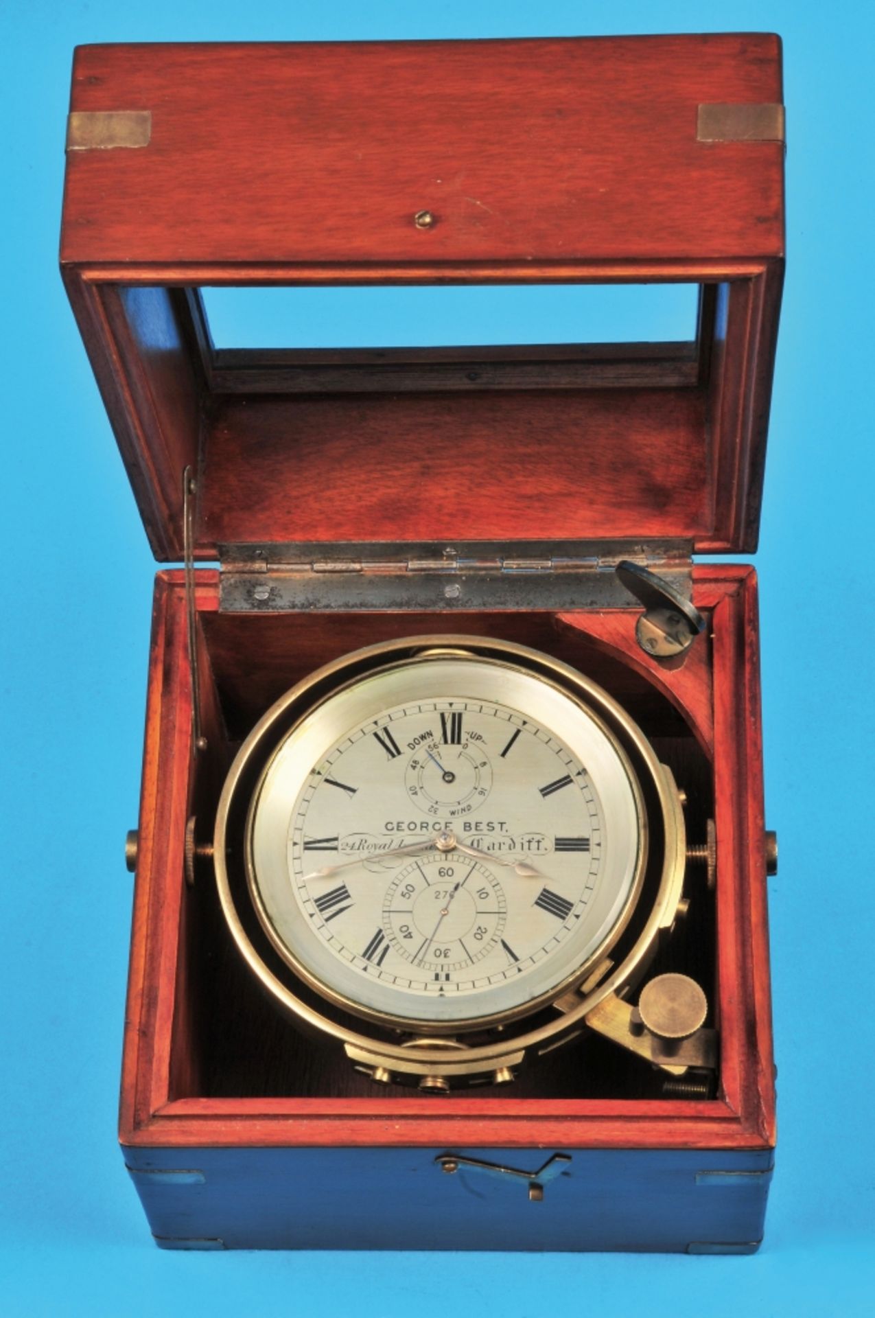 George Best marine chronometer, Cardiff, no. 276, (Lit. Tony Mercer, Chronometer Makers of the World