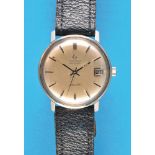 Certina Automatic "New Art" wristwatch with central second hand and date, monocoque steel case,