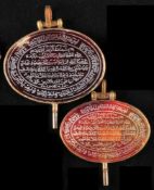 Set of 2 pocket watch keys,