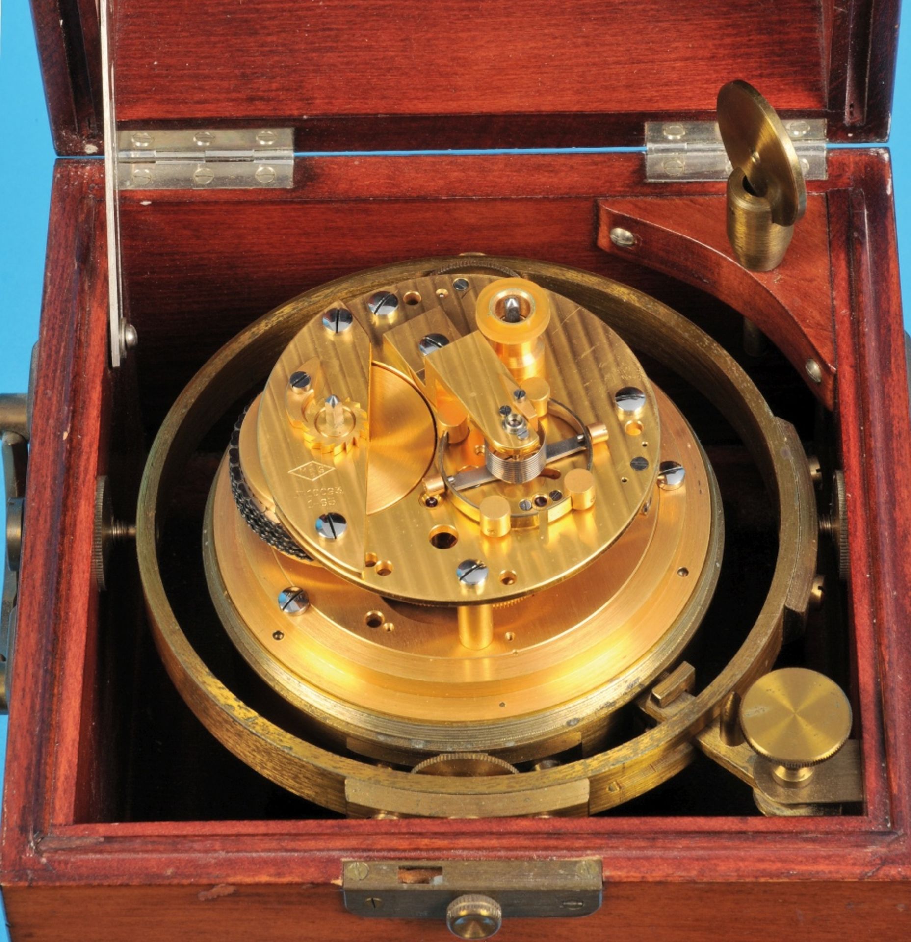 Russian marine chronometer, signed Kirova, no. 10093, - Image 2 of 2
