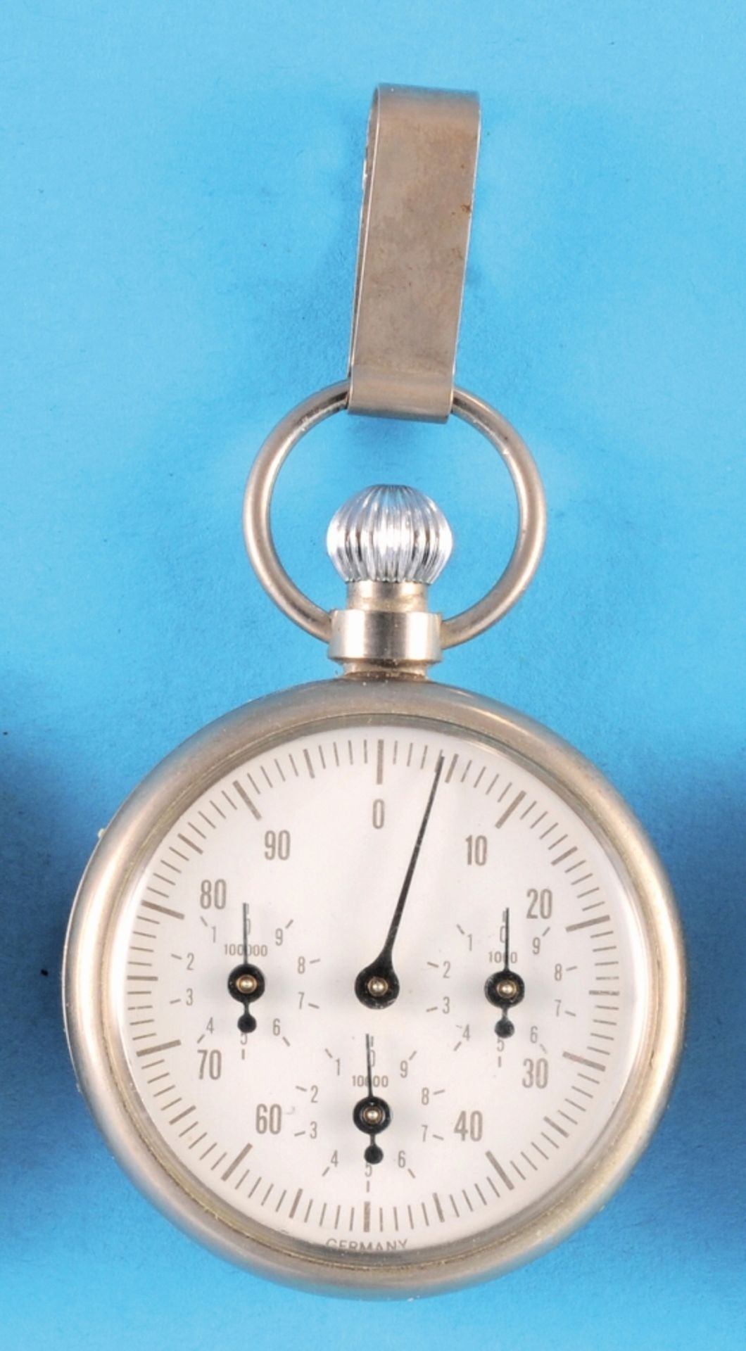 Pedometer" pedometer, in metal case in the shape of a pocket watch, 