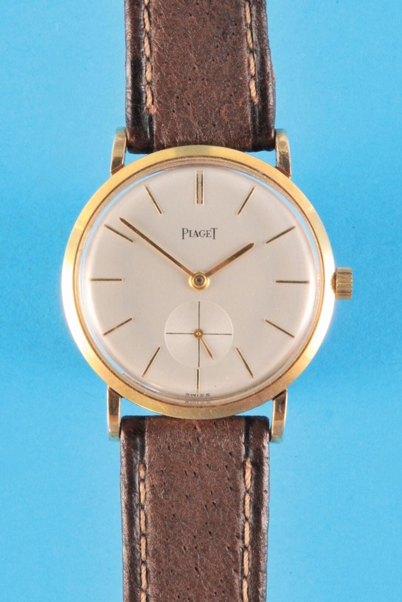 Piaget wristwatch with small seconds, cal. 10 PX, Peseux 320, 19 jewels, circa 1960, 