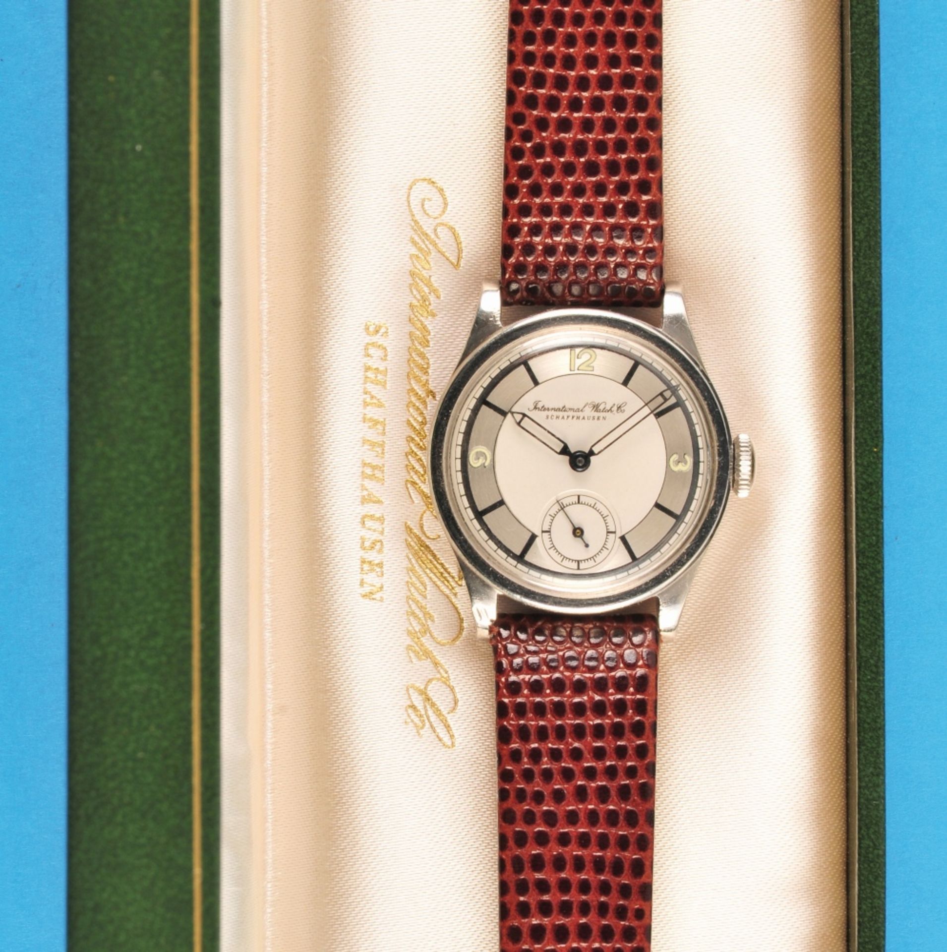 IWC, International Watch Co., vintage wristwatch with original case, cal. 83, 12linig, circa 1936, 