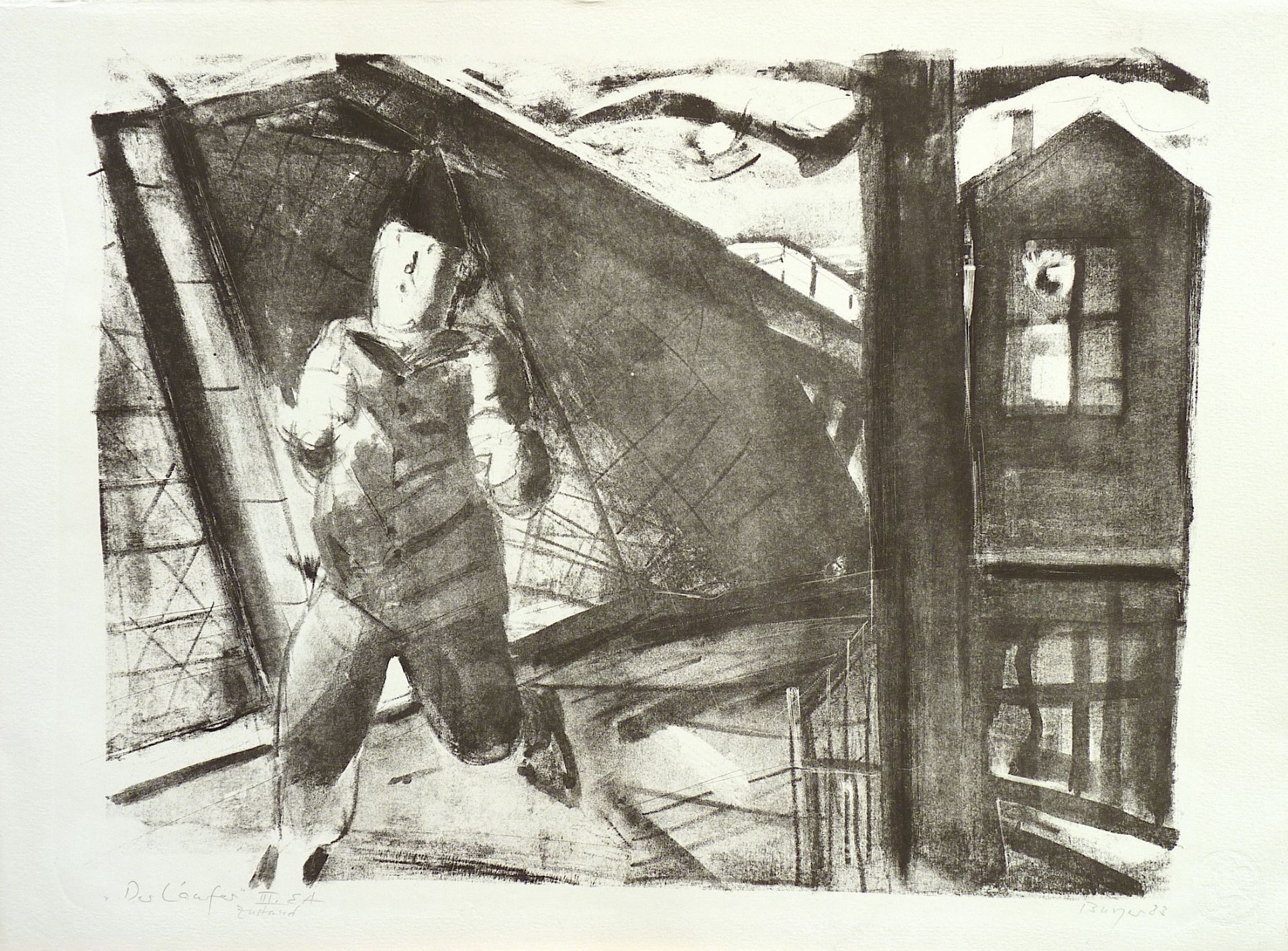 BURGER, DIETRICH: "Der Läufer", 1983