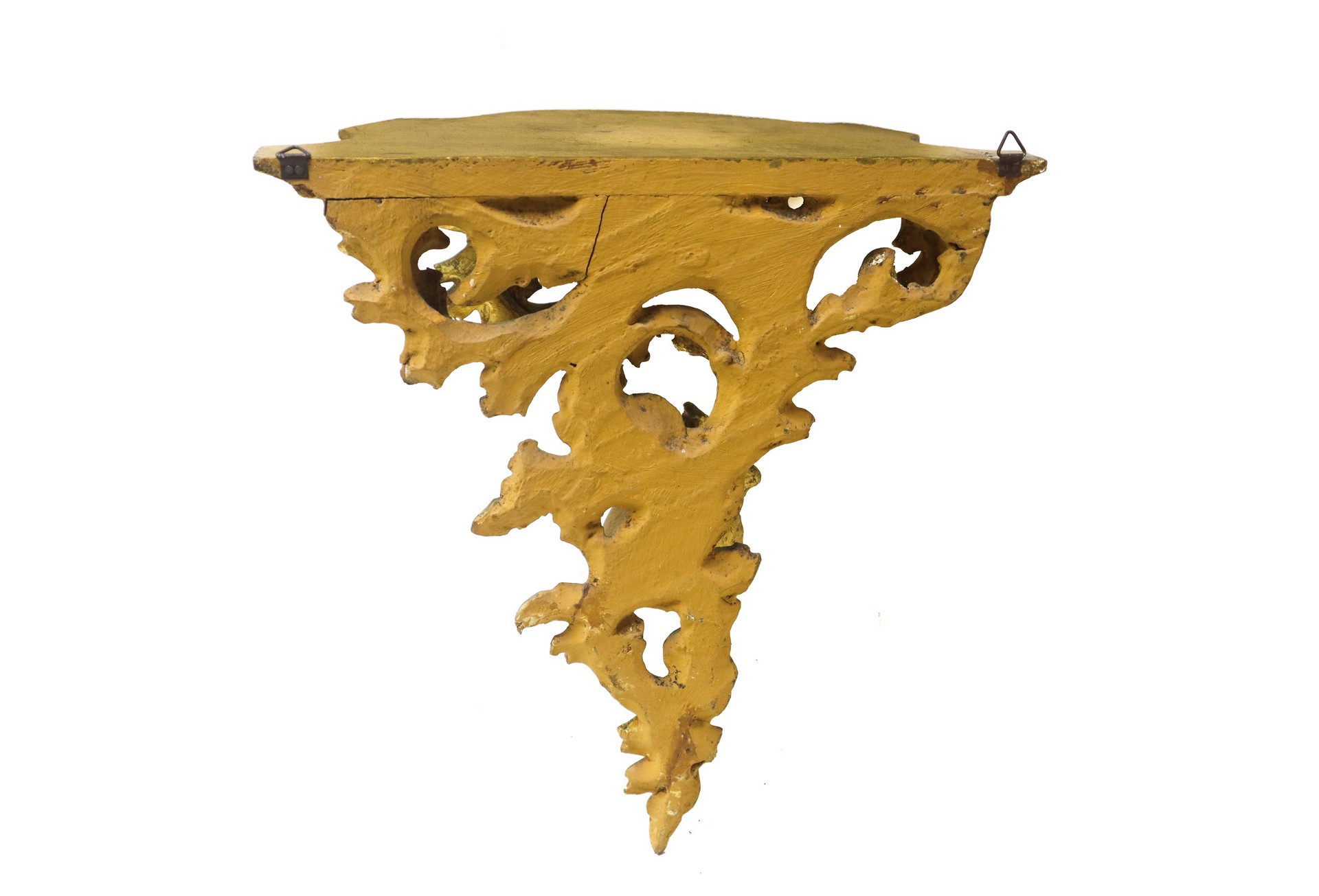 Pair of shelves in gilded wood, Early 20th century - Image 4 of 5