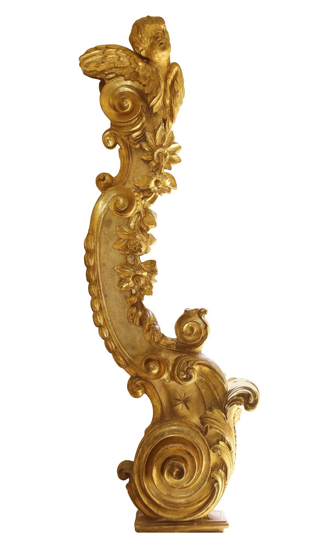 Important friezes in gilded wood, XVIII century - Bild 3 aus 6