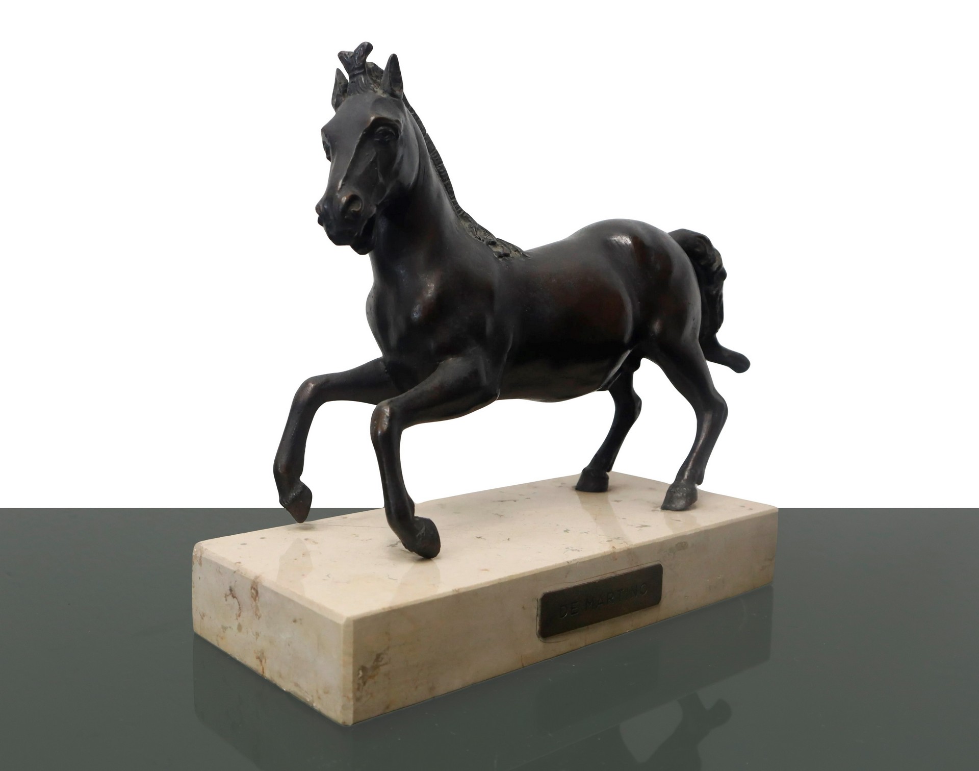 Giovanni De Martino (Napoli 1870-Napoli 1935) - Horse - Bild 2 aus 4