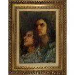 Two women's faces, 20th century