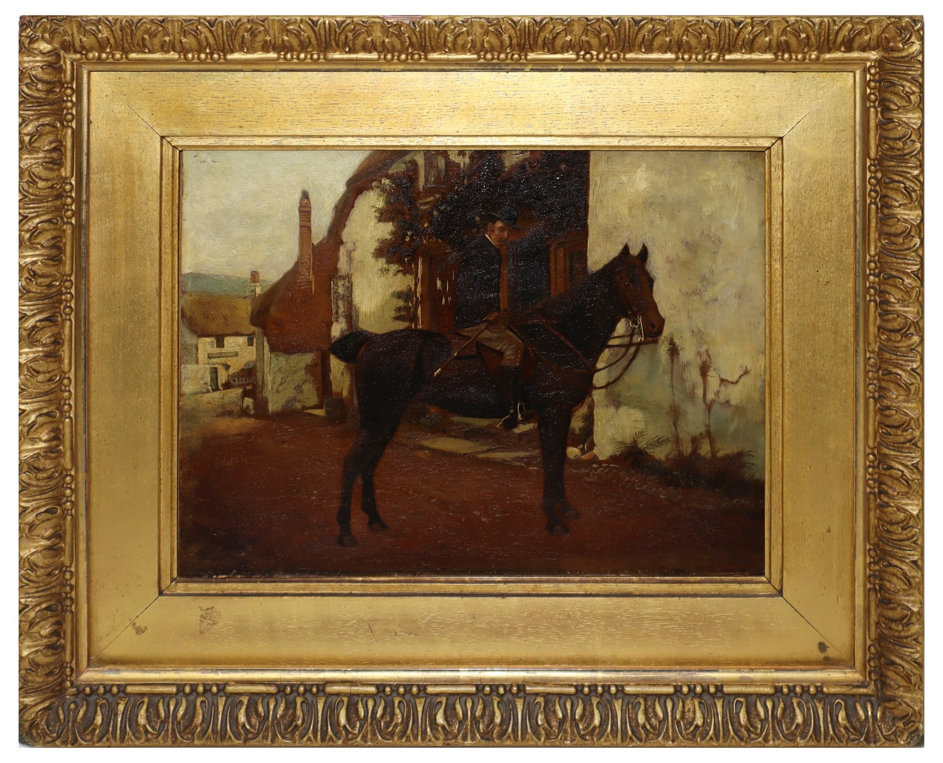 Man on horseback, Late 19th century