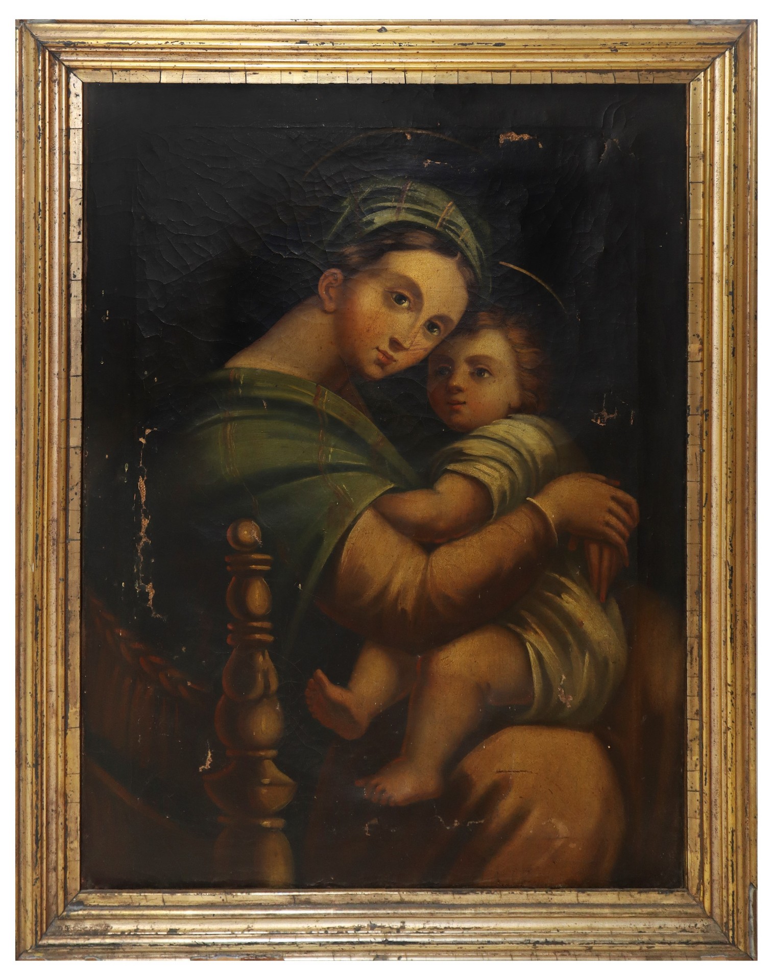 Madonna della Seggiola with Child Jesus, by Raphael, Italy, late 19th century