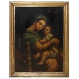 Madonna della Seggiola with Child Jesus, by Raphael, Italy, late 19th century