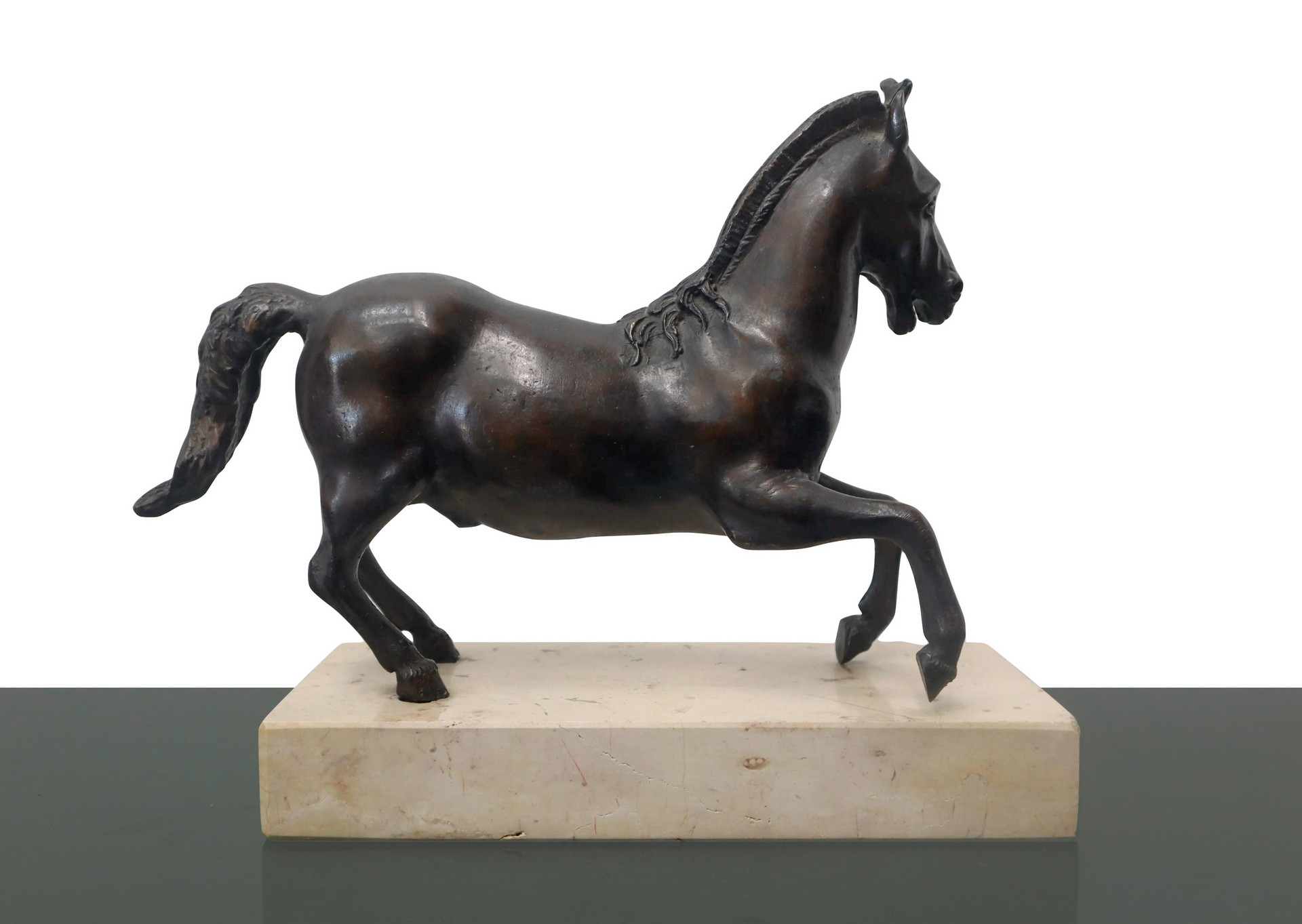 Giovanni De Martino (Napoli 1870-Napoli 1935) - Horse - Image 3 of 4