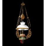 Hanging oil lamp, Early 20th century