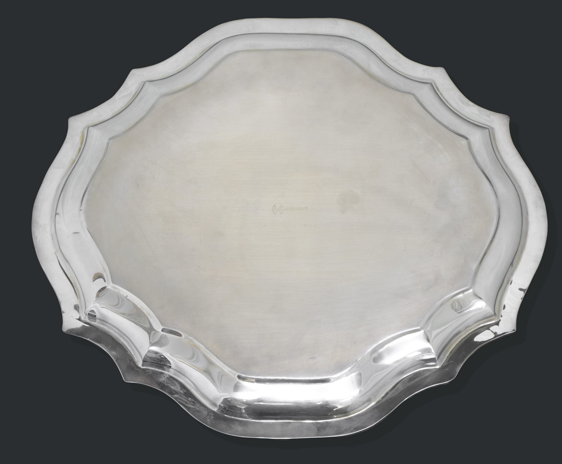 Sheffield scalloped tray - Image 3 of 4