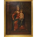 Madonna of the star with child, Sicilian painter of the late eighteenth century