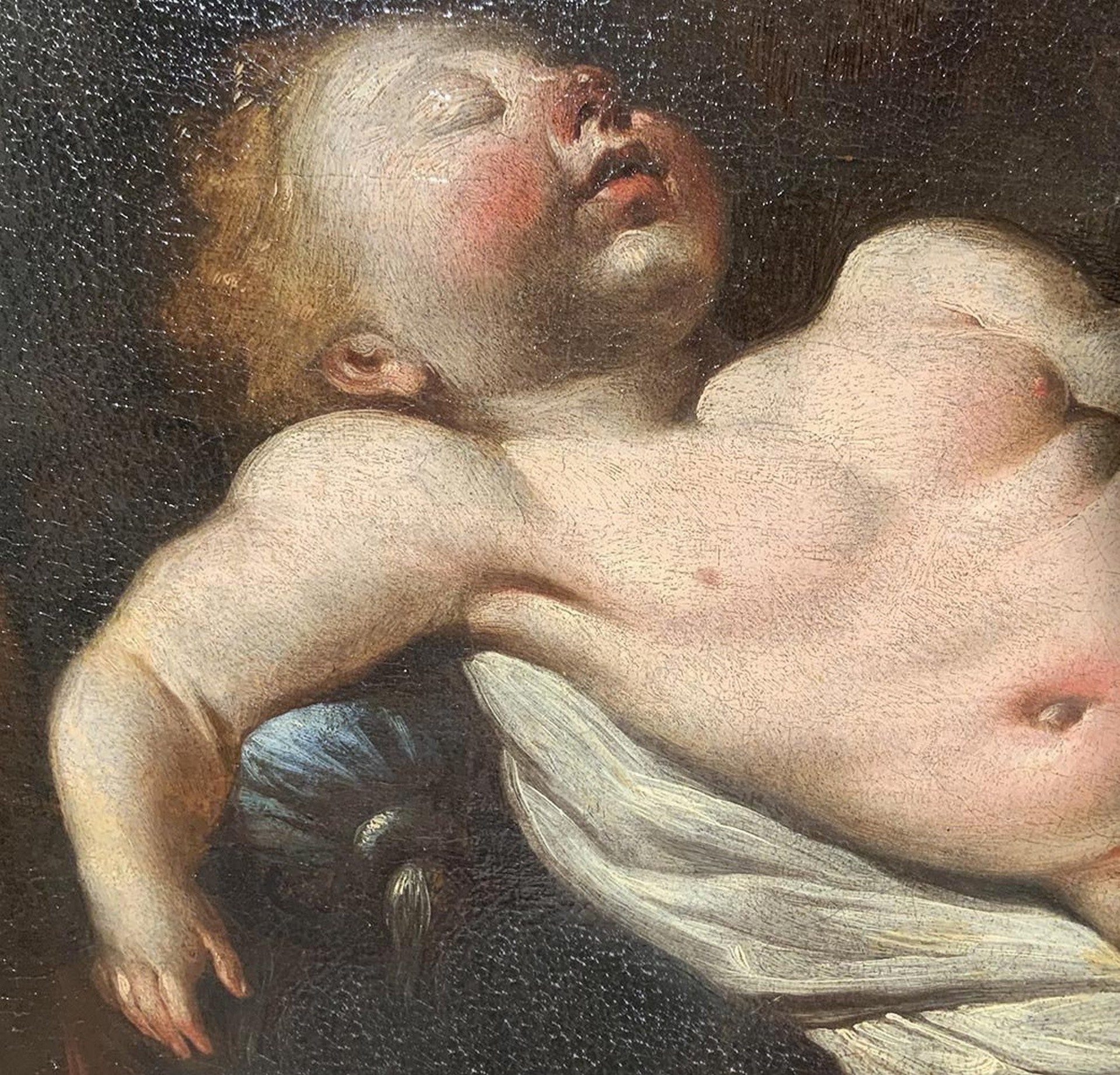 il Genovesino Luigi Miradori (attribuito a) (Genova 1605 circa-Cremona 1656 circa) - Sleeping child - Image 2 of 6