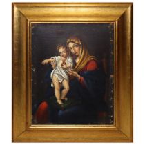 Madonna with child and Sacred Heart, nineteenth century
