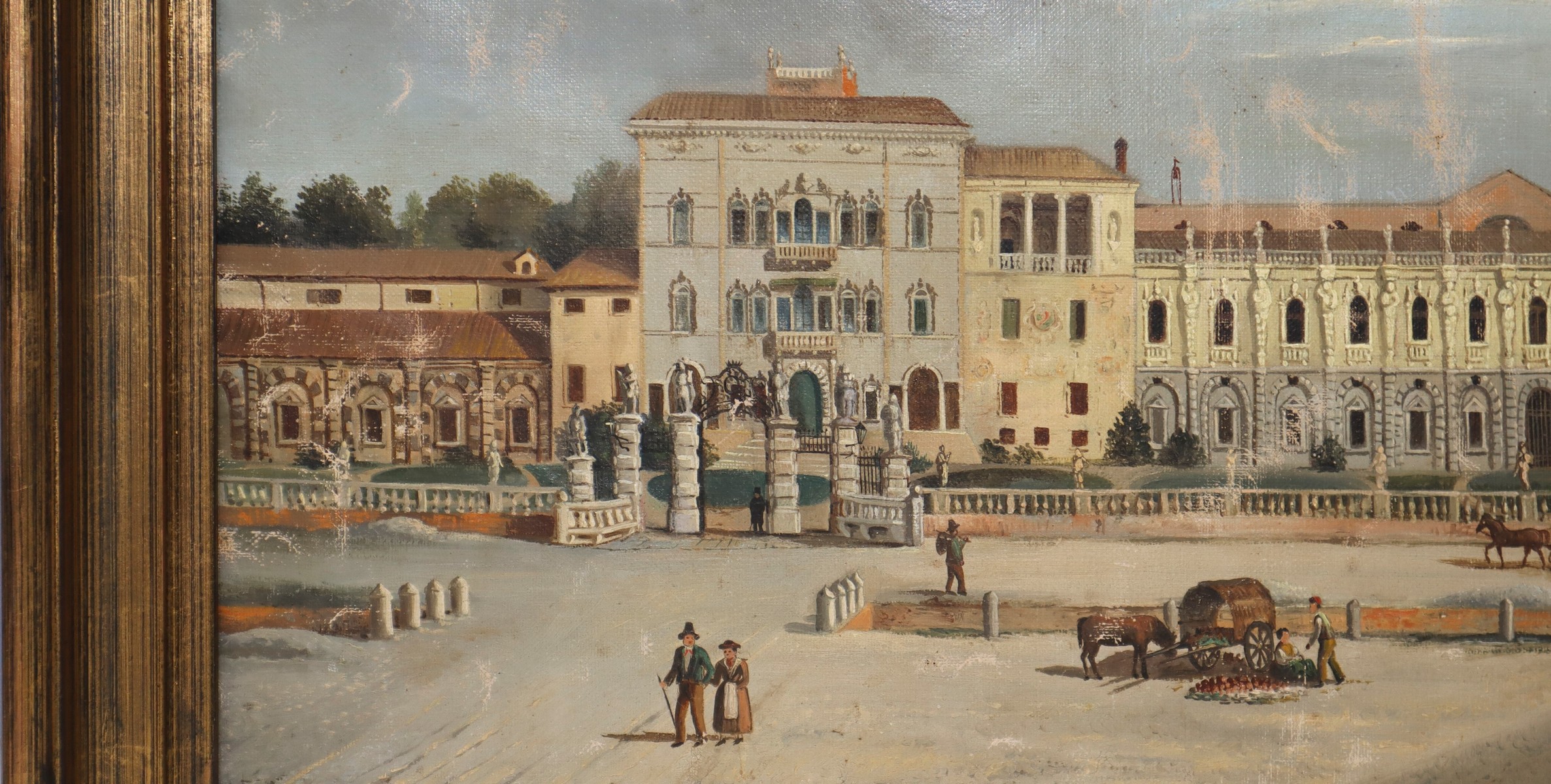 Elevation of Villa Contarini - Camerini in Piazzola sul Brenta (Padua), nineteenth century - Image 3 of 4
