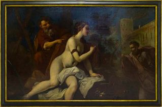 Antonio Bellucci (attribuito_a) (Pieve di Soligo 1654-Pieve di Soligo 1726) - Susanna and the Elder