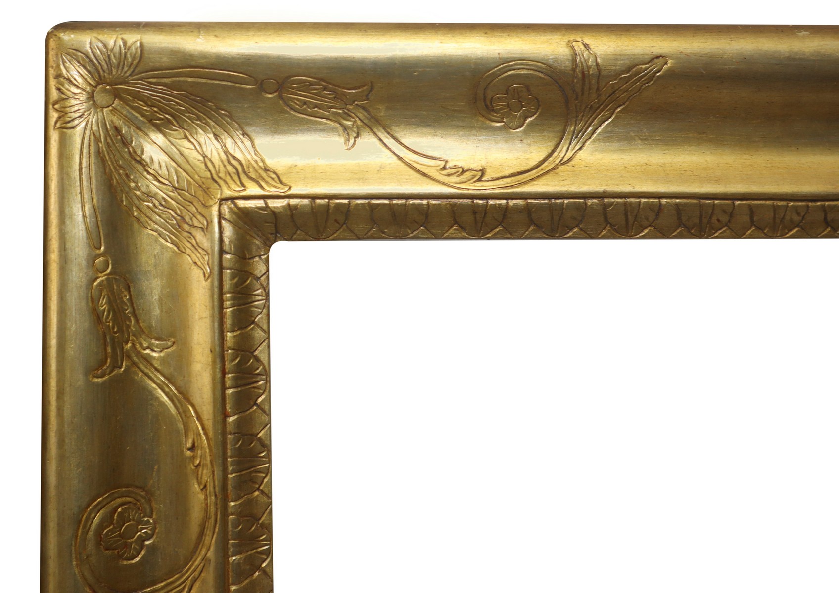Golden wooden frame, nineteenth century - Image 2 of 3