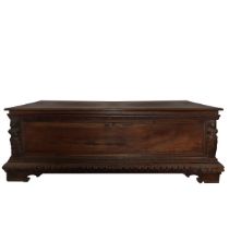 Walnut wood chest, 18th century