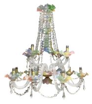 Elegant Baccarat crystal chandelier, nineteenth century