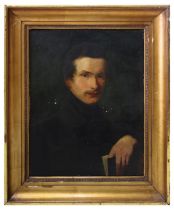 Young man with book, Italian painter of the 19th century