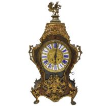 Louis XV clock, Boulle, Approximately 1850